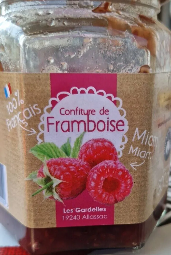 Confiture de framboises