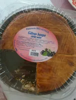 Gâteau basque cerise noire