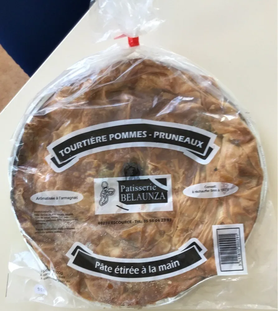 Tourtière pommes-pruneaux