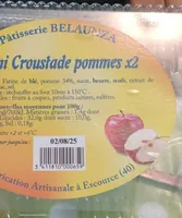 Croustade pommes x2