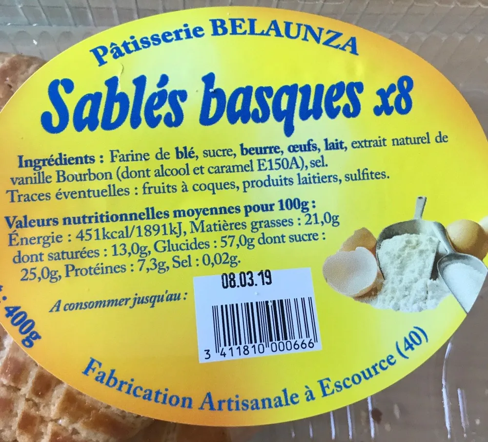 Sablés basques