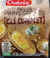 Petites pains grillés blé complet
