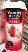 Yaourt à boire à la fraise