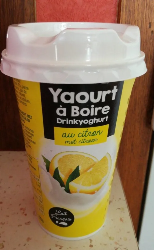 Yaourt à boire au citron