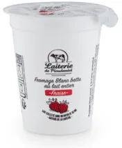 Fromage blanc battu au lait entier fraise