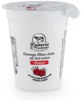 Fromage blanc battu au lait entier fraise