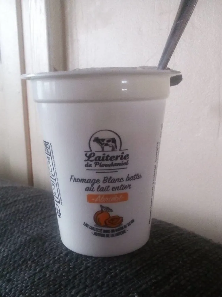 Fromage blanc battu au lait entier abricot