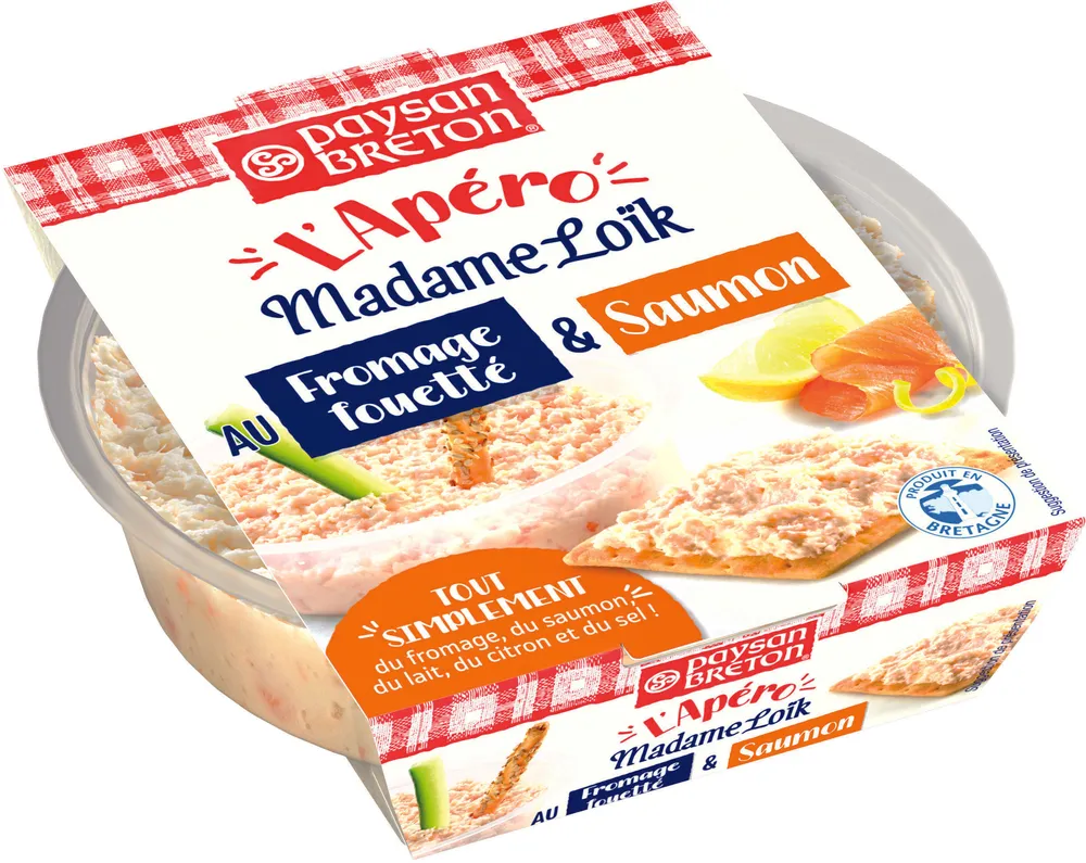 Paysan Breton - L'apéro Madame Loïk au fromage fouetté et Saumon