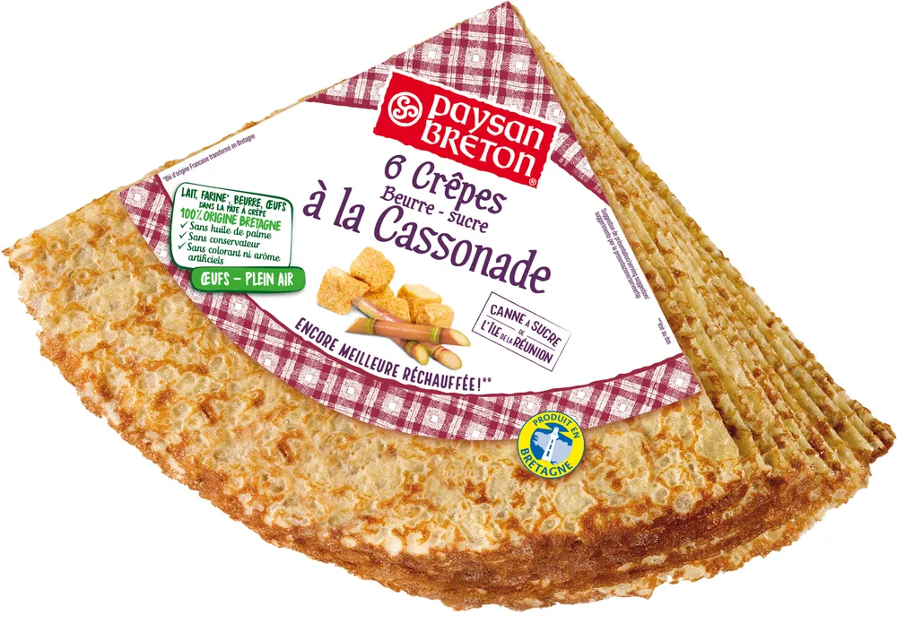6 Crêpes Beurre-sucre à la Cassonade