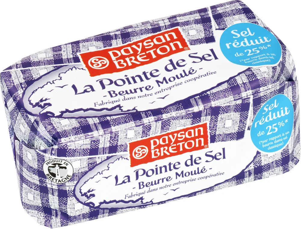Paysan Breton - Beurre moulé La Pointe de Sel