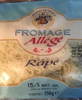 Fromage allégé râpé