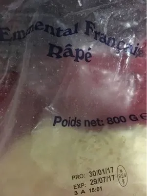 Emmental Francais Rapé 800g