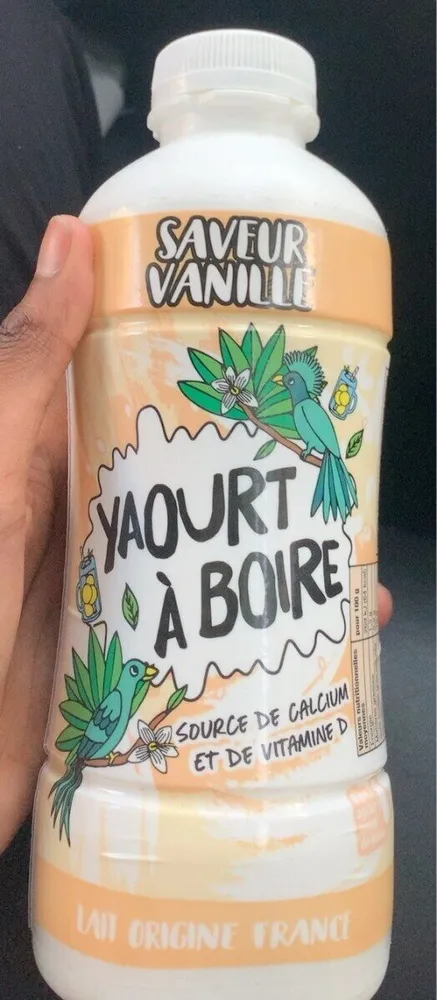 saveur vanille yaourt a boire
