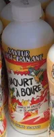 Yaourt a boire fraise banane