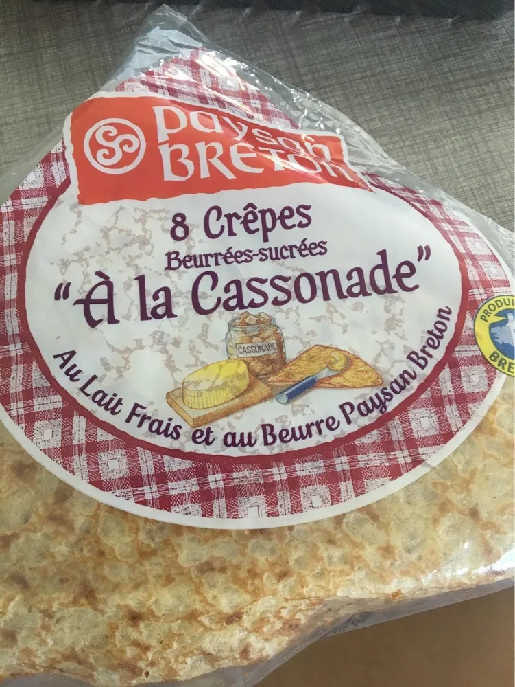 Crepes a la cassonade
