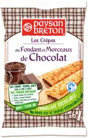 Paysan Breton - Les Crêpes au fondant et morceaux de chocolat X6