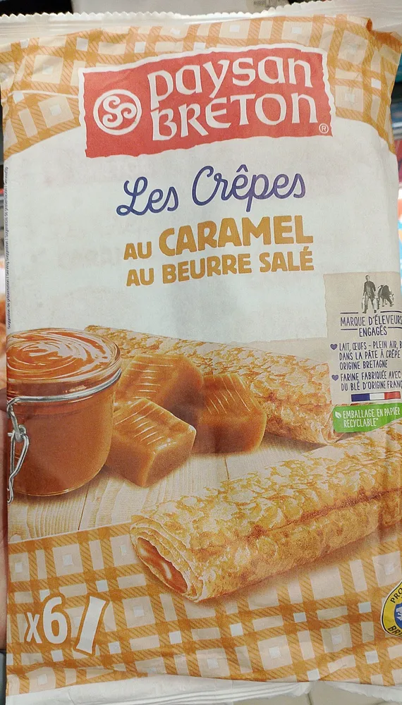 Paysan Breton - Les Crêpes au caramel au beurre salé X6