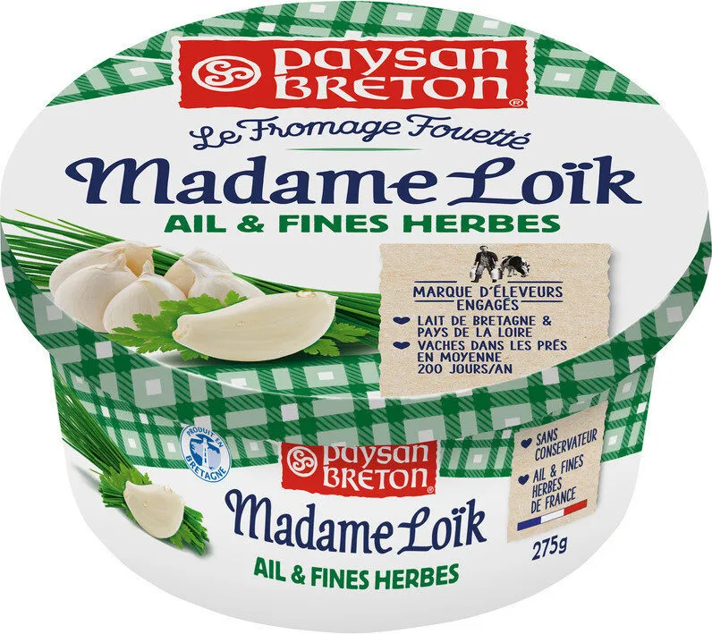 Fromage tartinable ail et fines herbes