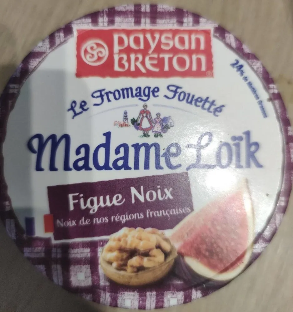 le fromage fouetté - figue noix