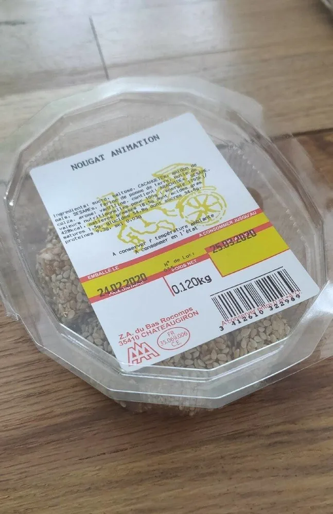Nougat sesame