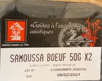Samoussa boeuf 50gx2