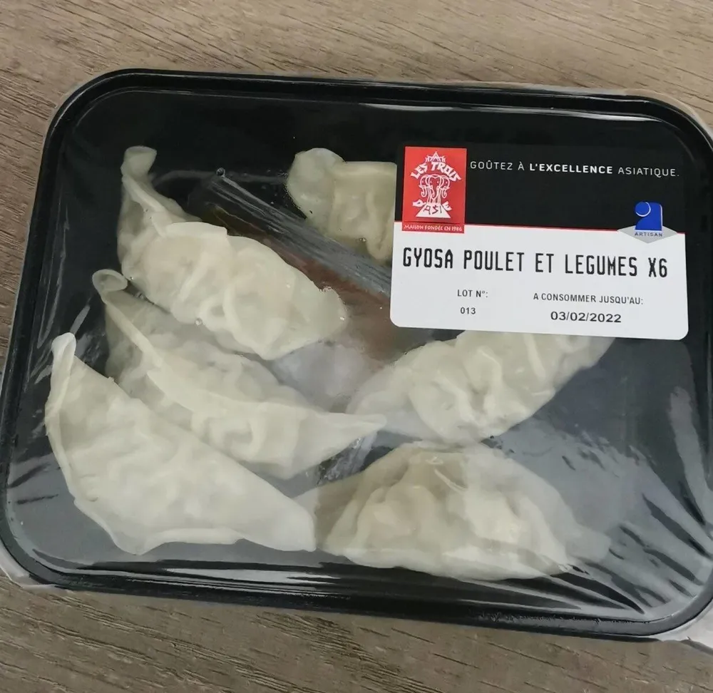 Gyoza poulet et légumes