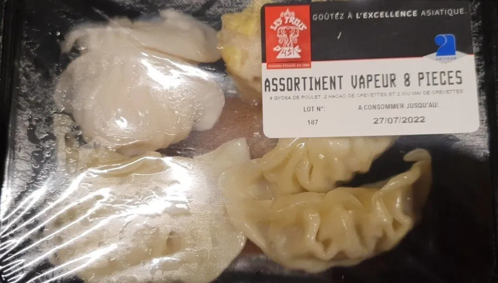 Assortissement vapeur 8 pieces