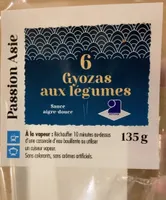 6 Gyozas aux légumes