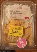 Dos de colin au curry rouge