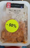 Poulet thaï et riz
