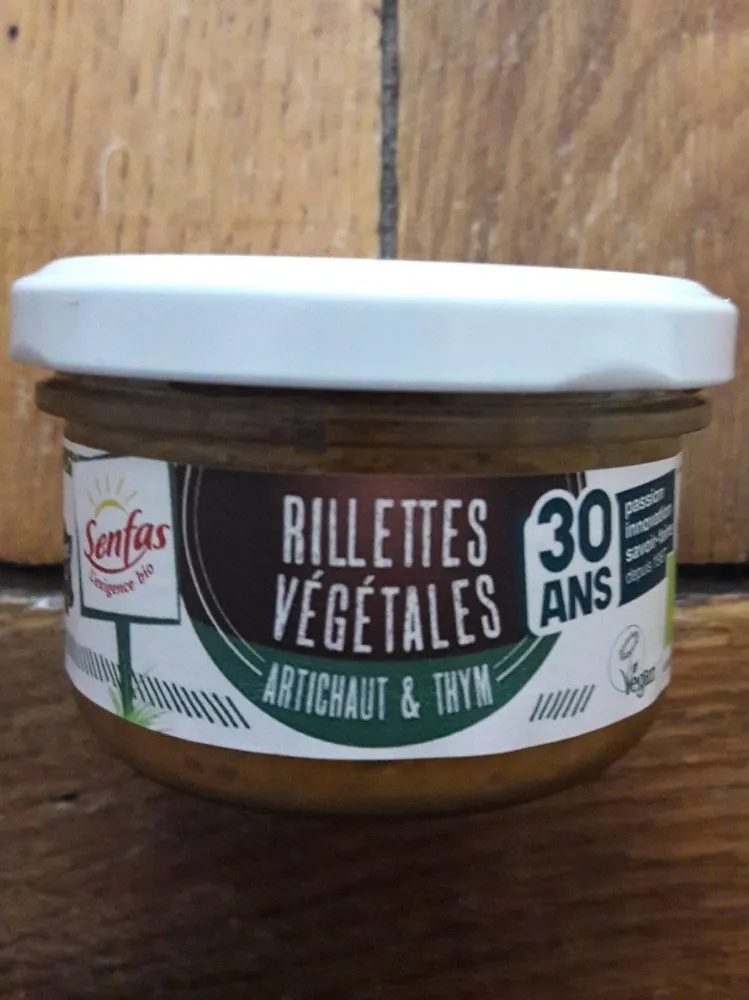 Rillettes végétales Artichaut & Thym