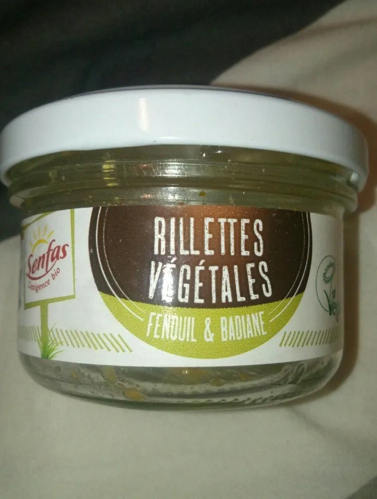 Rillettes végétales fenouil et badiane