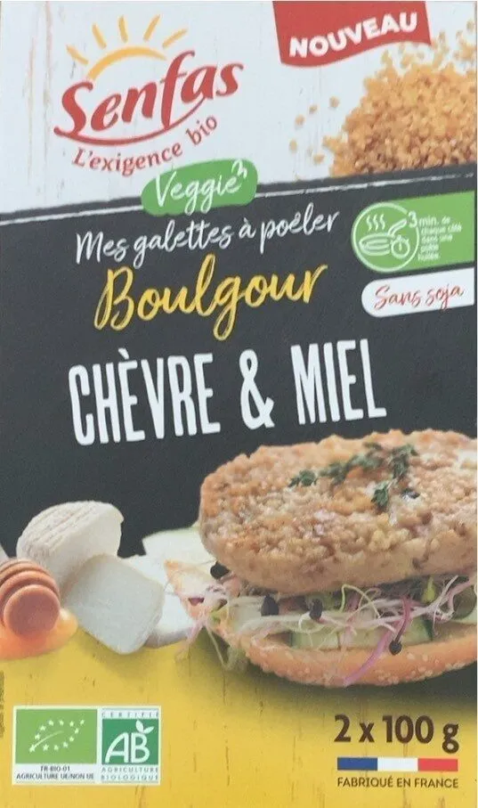Mes galettes à poêler Boulgour Chèvre &Mi