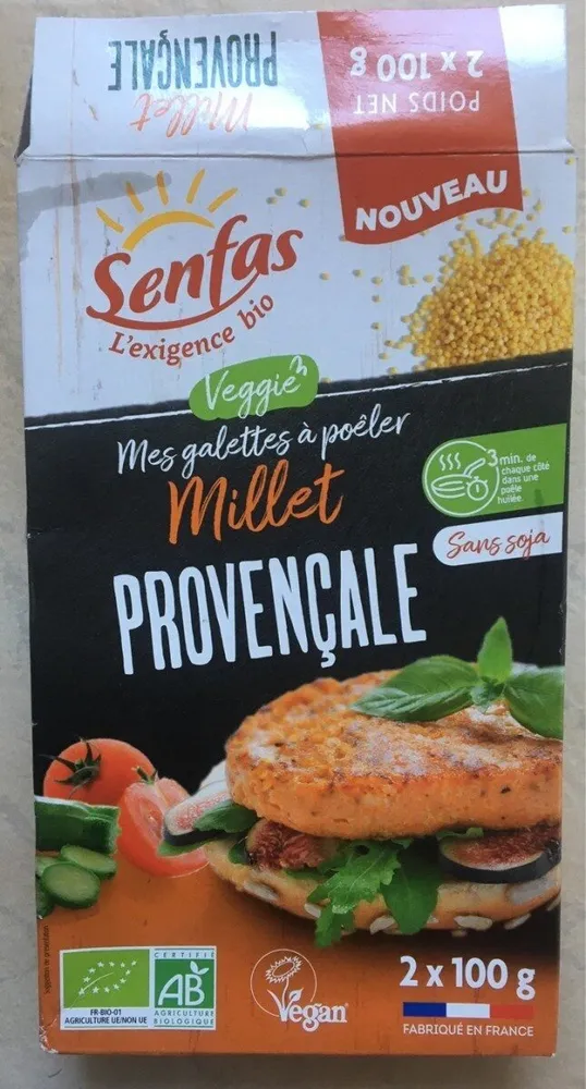 Galette a poêler Millet provençale