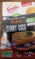 Galettes à poêler millet curry coco