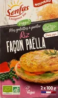 Galettes à poêler riz façon paëlla