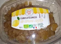 Cubes d'écorces de citrons confits