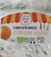 Cubes d'écorces d'oranges confites