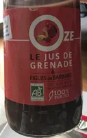 Le jus de grenade et figue de barbarie