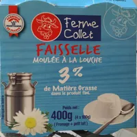 Faisselle au Lait Pasteurisé 3% mg