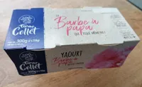 Yaourt brasse sucre, saveur Barbe a Papa, les 2 pots de