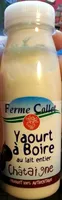 Yaourt à boire au lait entier châtaigne