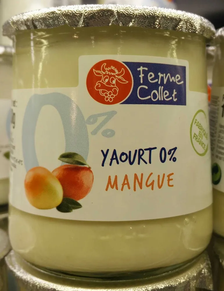 Yaourt 0% mangue