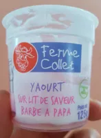 Yaourt sur lit de saveur Barbe à Papa