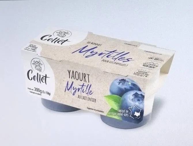 Yaourt Myrtille au lait entier