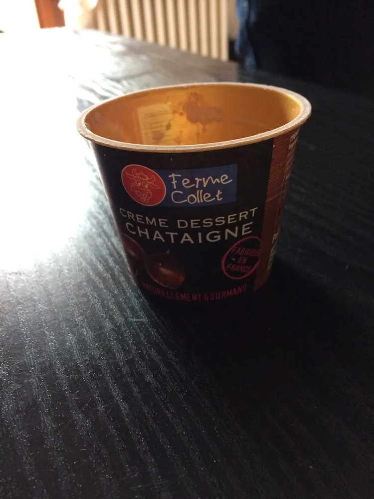 Creme dessert chataigne