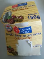 Yaourt brassé au lait entier châtaignes