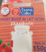 Yaourt brassé au lait entier framboise