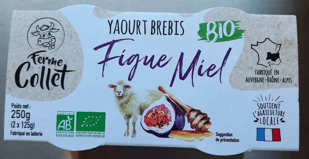 Yaourt brebis figue miel