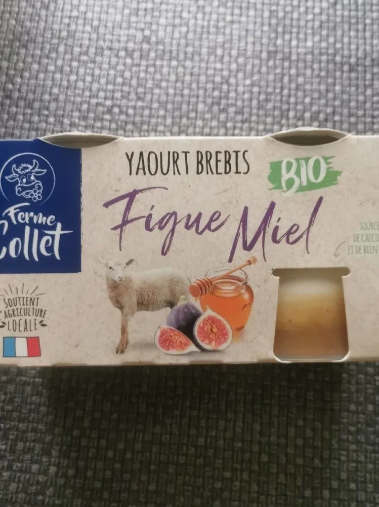 Yaourt brebis mi figue mi miel